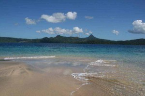 Mayotte einsamer Strand